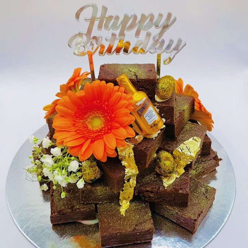 The Chocolate Brownie Birthday Cake