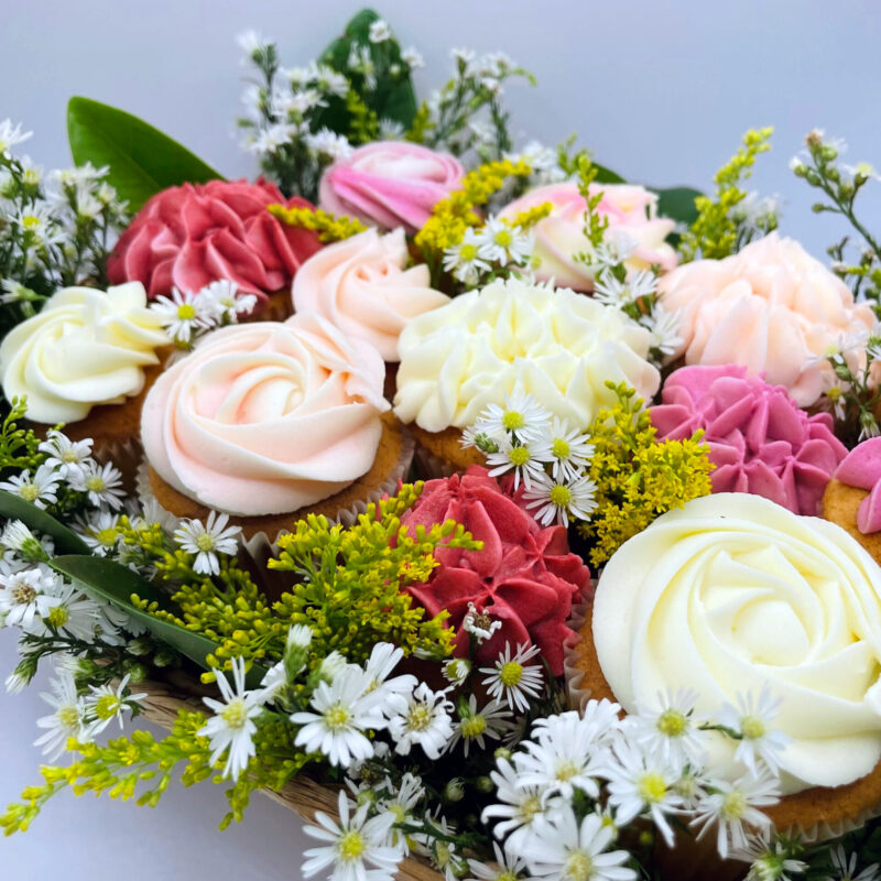 The Standard Cupcake Flower Basket