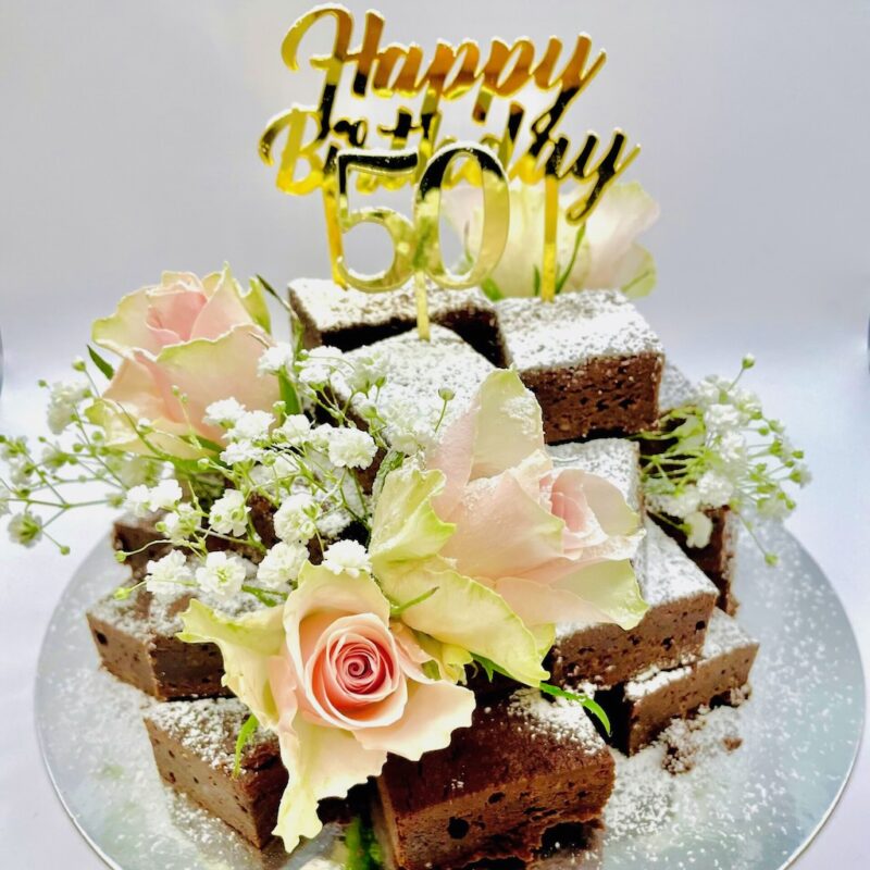 The Chocolate Brownie Birthday Cake