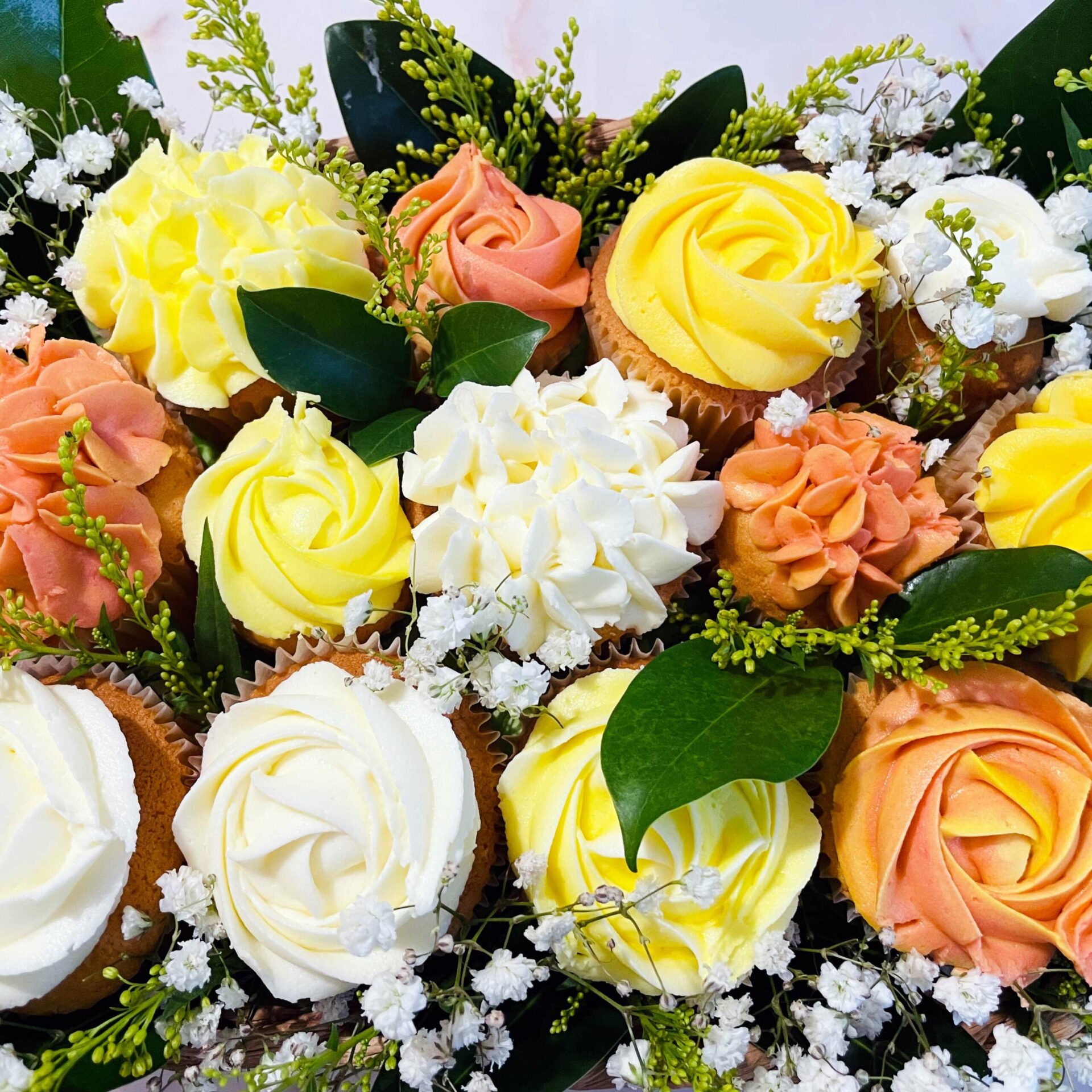 The Custom Cupcake Flower Basket Simply Cupcakes the-custom-cupcake-flower-basket-simply-cupcakes