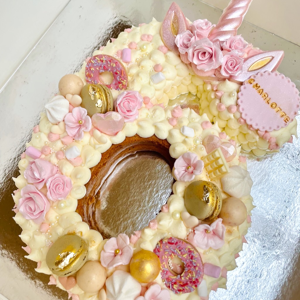 Pastel Sugar Flowers Cake