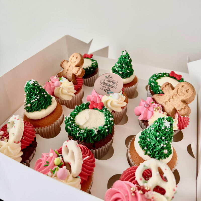 The Christmas Cupcake Box