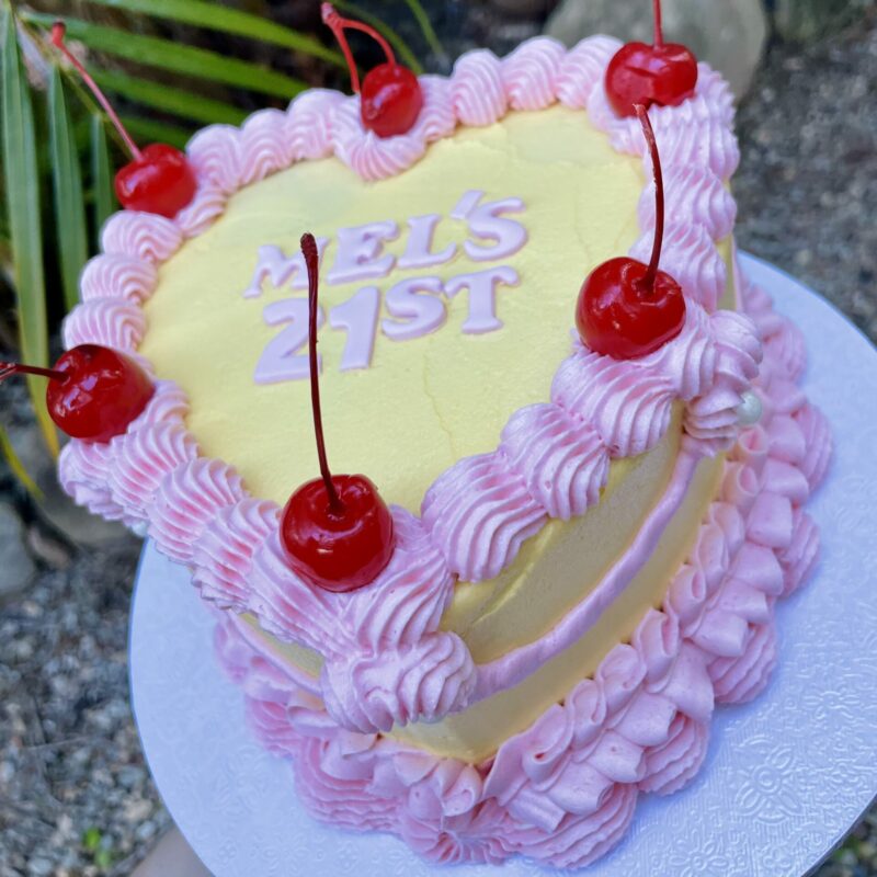 The Vintage Heart Cake