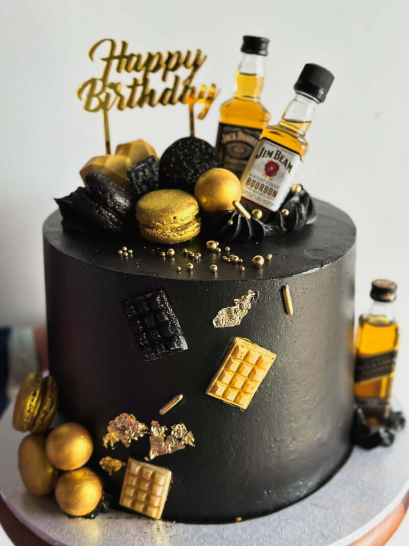 The Black & Gold Cake