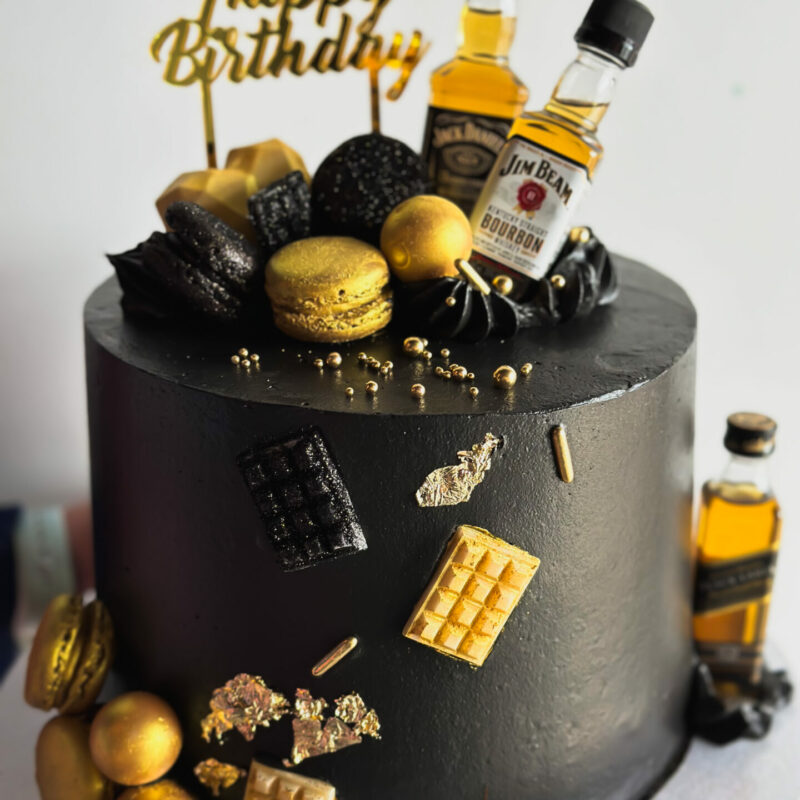 The Black & Gold Cake